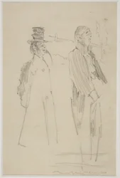 Due gentiluomini del vaudeville, c.1888